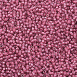 TOHO Round Seed Beads, Japanese Seed Beads, (959) Inside Color Light Amethyst/Pink Lined, 11/0, 2.2mm, Hole: 0.8mm, about 1110pcs/10g