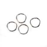 304 Stainless Steel Open Jump Rings, Stainless Steel Color, 8x0.9mm, about 6.2mm inner diameter, 200pcs/Set