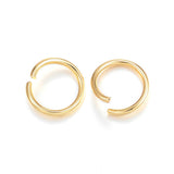 304 Stainless Steel Jump Rings, Open Jump Rings, Real 24K Gold Plated, 10x1.2mm, 20pc/Set