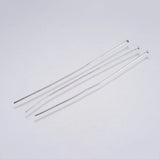 Tarnish Resistant 304 Stainless Steel Flat Head Pins, Stainless Steel Color, 70x0.7mm, Head: 1.5mm, 20pc/Set