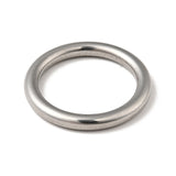 Non-Tarnish 304 Stainless Steel Linking Rings, Round Ring, Stainless Steel Color, 33x4mm, Inner Diameter: 25mm, 5pc/Set