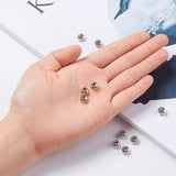 Tarnish Resistant 304 Stainless Steel Rondelle Beads, Large Hole Beads, Stainless Steel Color, 8x6mm, Hole: 4mm, 10pc/Set