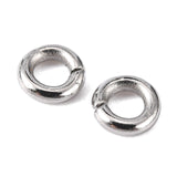 304 Stainless Steel Open Jump Rings, Stainless Steel Color, 18 Gauge, 4x1mm, Inner Diameter: 2mm, about 168pcs/10g, 10g/Set