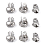 Tarnish Resistant 304 Stainless Steel Bead Tips, Calotte Ends, Clamshell Knot Cover, Stainless Steel Color, 5x3mm, Hole: 1mm, Inner Diameter: 2.4mm, 50pc/Set