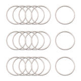 304 Stainless Steel Linking Rings, Metal Connector for DIY Jewelry Making, Stainless Steel Color, 25x1mm, Inner Diameter: 22.5mm, 20pcs/Set