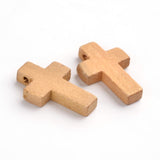 Wood Pendants, Cross Pendants, Lead Free, Camel, 22x14x4mm, Hole: 1.8~2mm, 50pc/Set