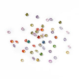 Mixed Grade A Diamond Shaped Cubic Zirconia Cabochons, Faceted, 2.5x1.7mm, 50pc/Set