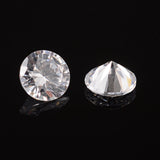 Clear Grade A Diamond Shaped Cubic Zirconia Cabochons, Faceted, 4x2.5mm, 50pc/Set