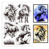 Horse Summer Theme Clear Stamps
