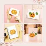 Halloween Pumpkin Box Carbon Steel Cutting Dies Stencils, for DIY Scrapbooking, Photo Album, Decorative Embossing Paper Card, Greeting Card Mold, 181~219x111~148x0.8mm, 2pcs/set