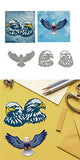 Eagle Carbon Steel Cutting Dies Stencils, for DIY Scrapbooking, Photo Album, Decorative Embossing Paper Card, Greeting Card Mold, Eagle, 108~111x100~179x0.8mm, 3pcs/set