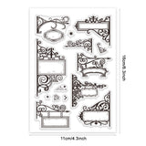 Advertising Board Rectangle Clear Stamps