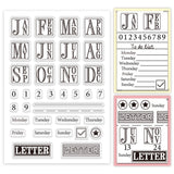 Letter Clear Stamps