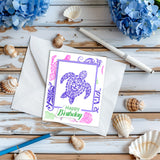 Marine Organism Summer Theme Clear Stamps