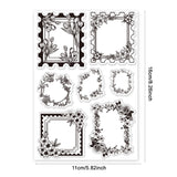 Custom Summer Theme PVC Plastic Clear Stamps, for DIY Scrapbooking, Photo Album Decorative, Cards Making, Mixed Shapes, 160x110mm