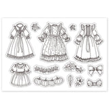 Clothes Summer Theme Clear Stamps