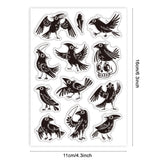 Raven Summer Theme Clear Stamps
