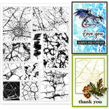 Clear Marble Pattern Plastic Clear Stamps