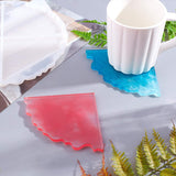 DIY Cup Mat Making, with Plastic Art Brushes Pen & Pipettes, Silicone Measuring Cup & Molds, Latex Finger Cots, Tinfoil, Wooden Sticks, Mixed Color, Mold: 210x8.5mm, 233x234x10mm, 2pcs/set - CRASPIRE