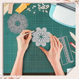 Candle Holder Theme Carbon Steel Cutting Dies Stencils, for DIY Scrapbooking, Photo Album, Decorative Embossing Paper Card, Flower, 102~137x61~106x0.8mm, 3pcs/set