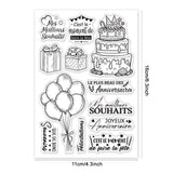 Word Summer Theme Clear Stamps