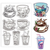 Teacup Summer Theme Clear Stamps