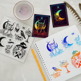 Witch PVC Plastic Stamps