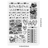 Heart Film Frame Clear Stamps