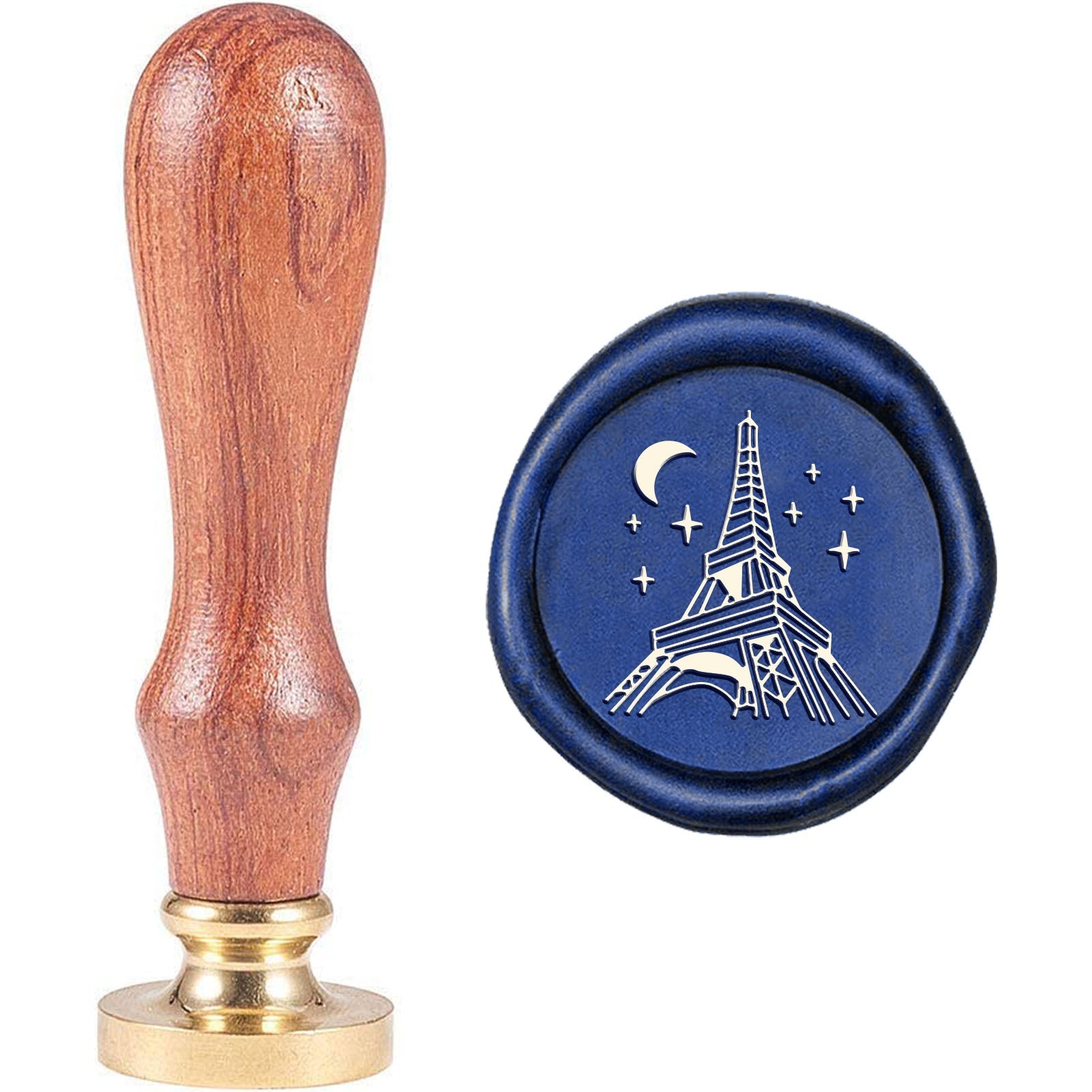 Eiffel Tower Wood Handle Wax Seal Stamp