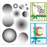 Globleland Dots, Gradients, Patterns Stamps Silicone Stamp Seal for Card Making Decoration and DIY Scrapbooking