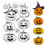 Globleland Halloween, Pumpkin Clear Silicone Stamp Seal for Card Making Decoration and DIY Scrapbooking