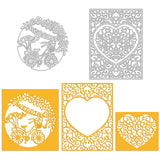 Globleland Wedding, Flowers, Bicycle, Balloons, Love Carbon Steel Cutting Dies Stencils, for DIY Scrapbooking/Photo Album, Decorative Embossing DIY Paper Card