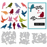 Globleland Bird, Crow, Dove Carbon Steel Cutting Dies Stencils, for DIY Scrapbooking/Photo Album, Decorative Embossing DIY Paper Card