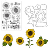 Sunflowers Dies & Stamps Set