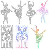 Globleland Ballet, Doors and Windows Carbon Steel Cutting Dies Stencils, for DIY Scrapbooking/Photo Album, Decorative Embossing DIY Paper Card