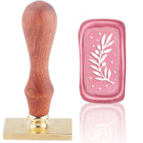 Olives Wood Handle Rectangle Wax Seal Stamp