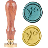 Angel Wood Handle 3D Wax Seal Stamp