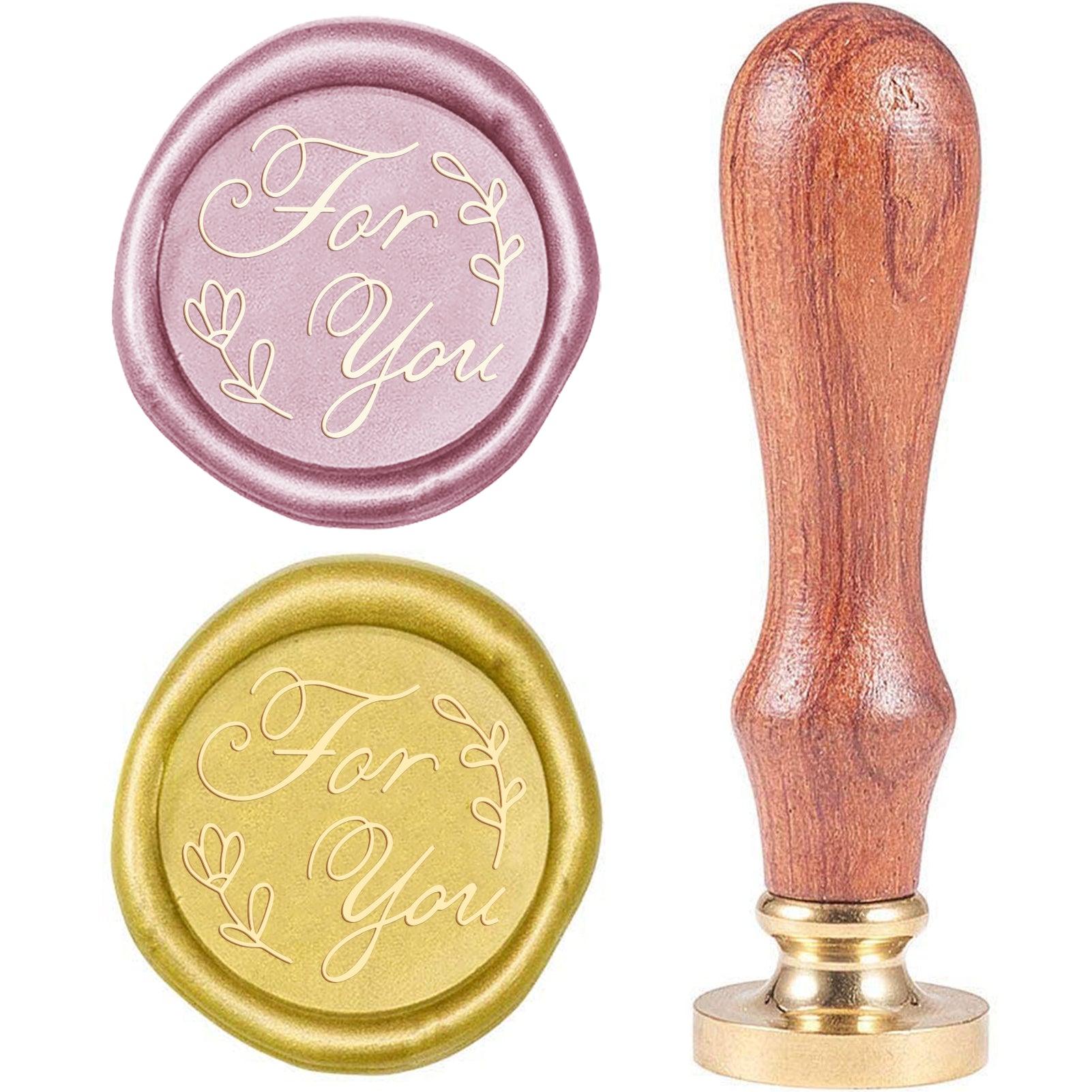 For You Wood Handle Wax Seal Stamp