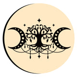 Triple Moon Goddess Wax Seal Stamps