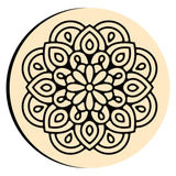 Round Mandala Wax Seal Stamps