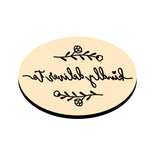 Kindly Deliver To Oval Wax Seal Stamps