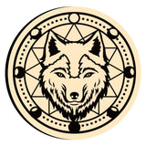 Moon Phase Wolf Wax Seal Stamps