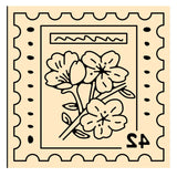 Cherry Blossoms Square Wax Seal Stamps