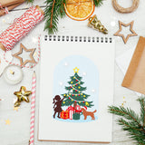 Globleland 3D Christmas Tree Set Carbon Steel Cutting Dies Stencils, for DIY Scrapbooking/Photo Album, Decorative Embossing DIY Paper Card