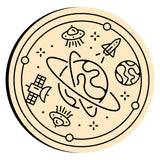 Spaceship Planet Wax Seal Stamps