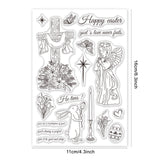 Globleland Easter, Angel, Prayer, Bunny, Easter Egg, Cross, Tulips, Daffodils, Daisies, Roses, Leaves, Bushes, Hexagram, Candles, Text, Butterflies Clear Silicone Stamp Seal for Card Making Decoration and DIY Scrapbooking