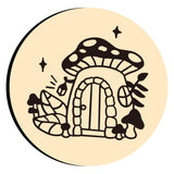 Mushroom House Wax Seal Stamps