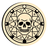 Twelve Constellations Magic Circle Skull Wax Seal Stamps
