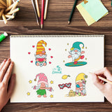 Globleland Summer, Ocean, Gnome, Beach, Swimming, Sand Castle, Ice Cream Clear Stamps Silicone Stamp Seal for Card Making Decoration and DIY Scrapbooking