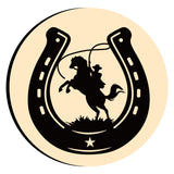 Horseshoe Cowboy Horse Wax Seal Stamps